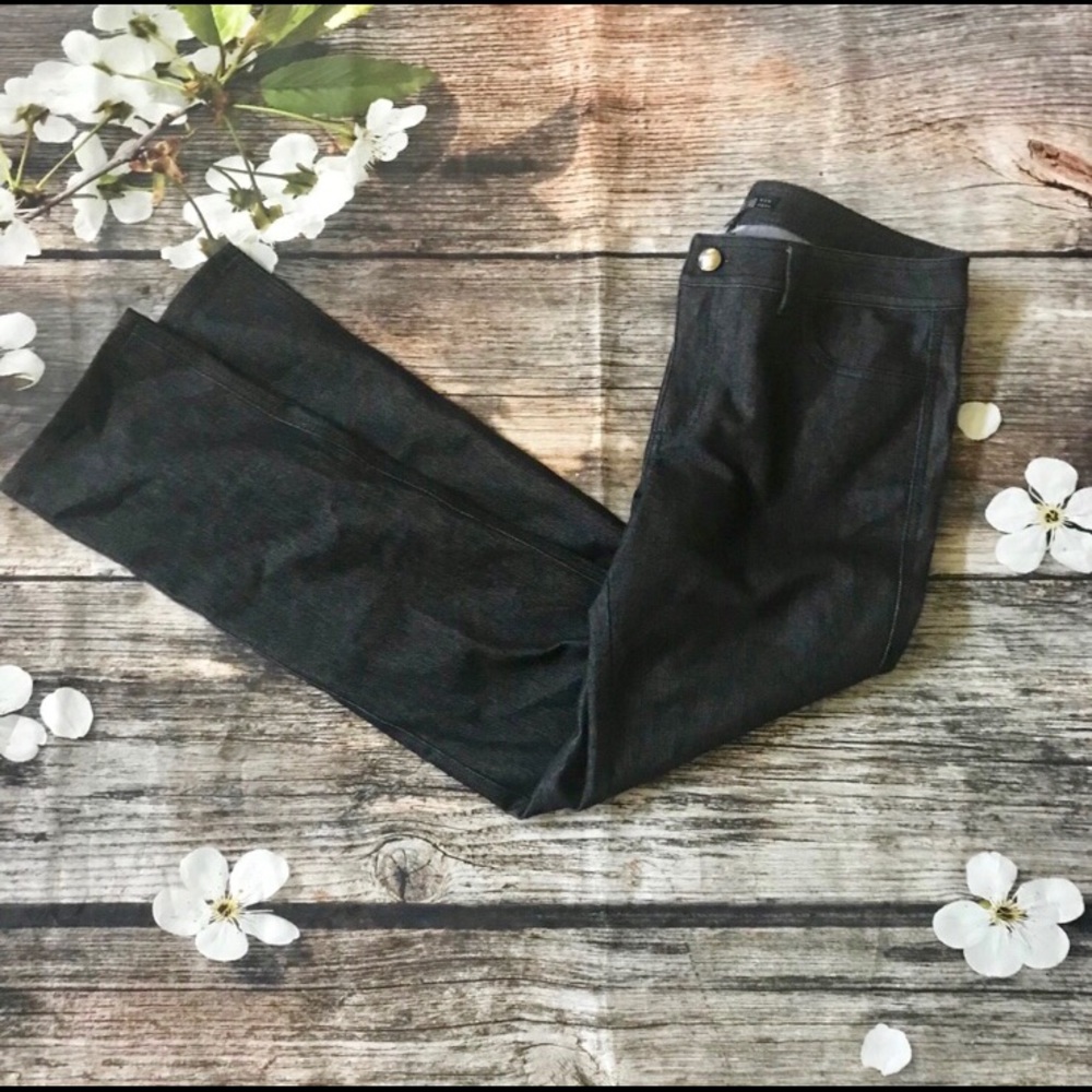Lafayette 148 New York Jeans, Size 4, Black, NWOT